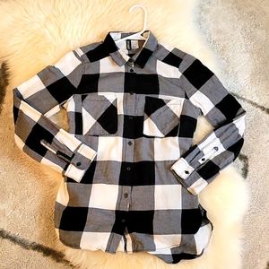 Divided Flannel Shirt